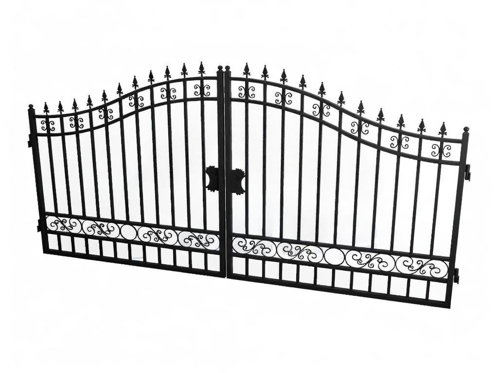 Outdoor Wrought Iron Gate - Image 5