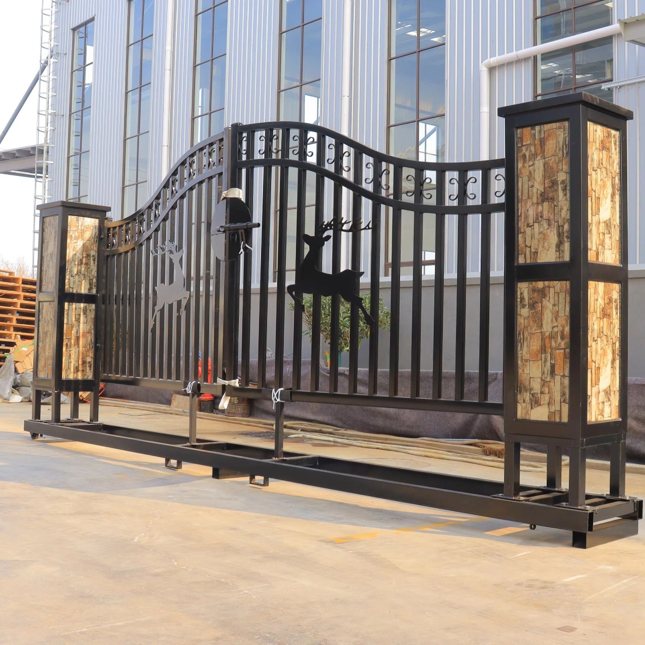 Wrought Iron Driveway Gate