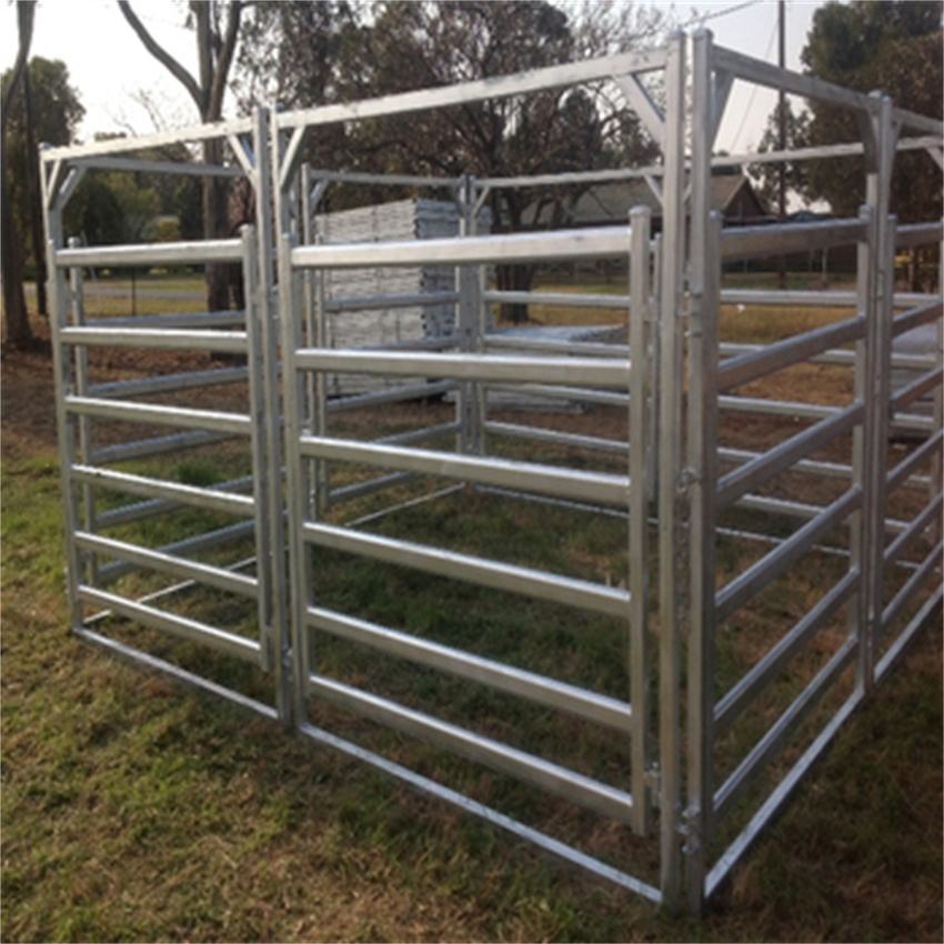 8ft Hot Dipped Galvanized & Powder Coated Metal Security Fence - Image 5