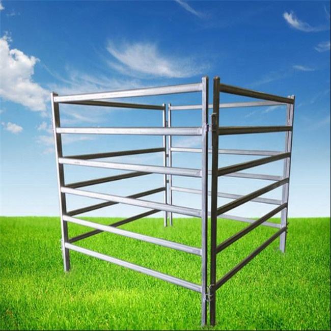 8ft Hot Dipped Galvanized & Powder Coated Metal Security Fence - Image 4