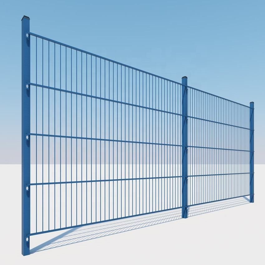 2D Panel Double Wire Welded Iron Wire Fence - Image 2