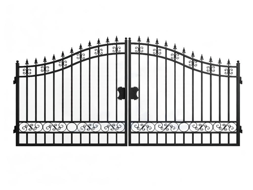 Outdoor Wrought Iron Gate - Image 4