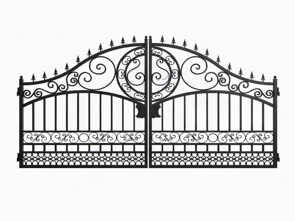 Outdoor Wrought Iron Gate - Image 2