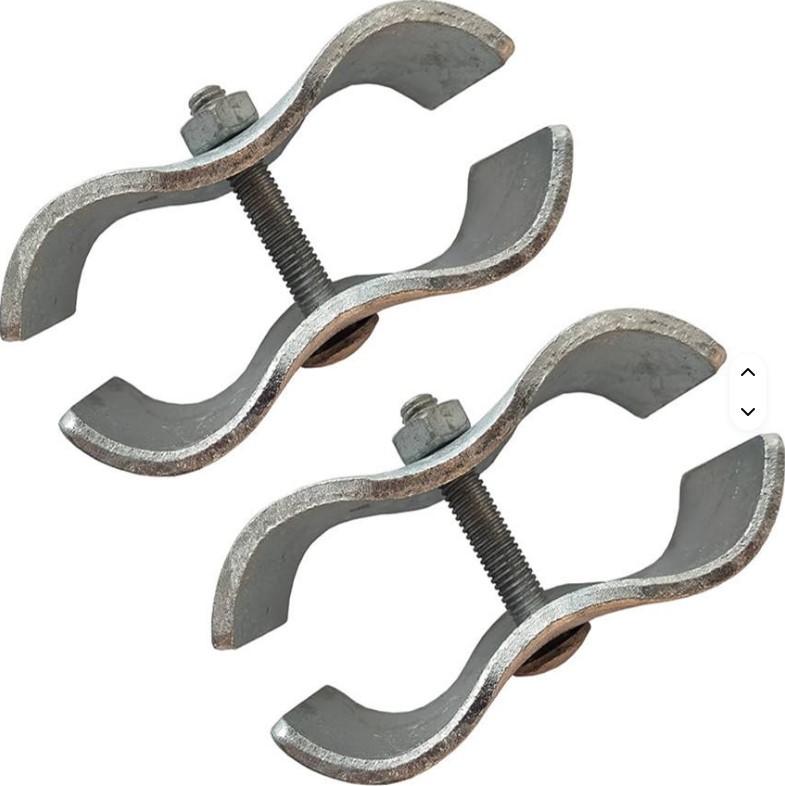 Galvanized Chain Link Fence Panel Clamps 1-3/8'' - Image 3