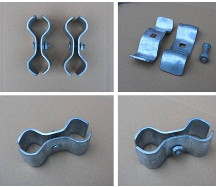 Galvanized Chain Link Fence Panel Clamps 1-3/8'' - Image 4